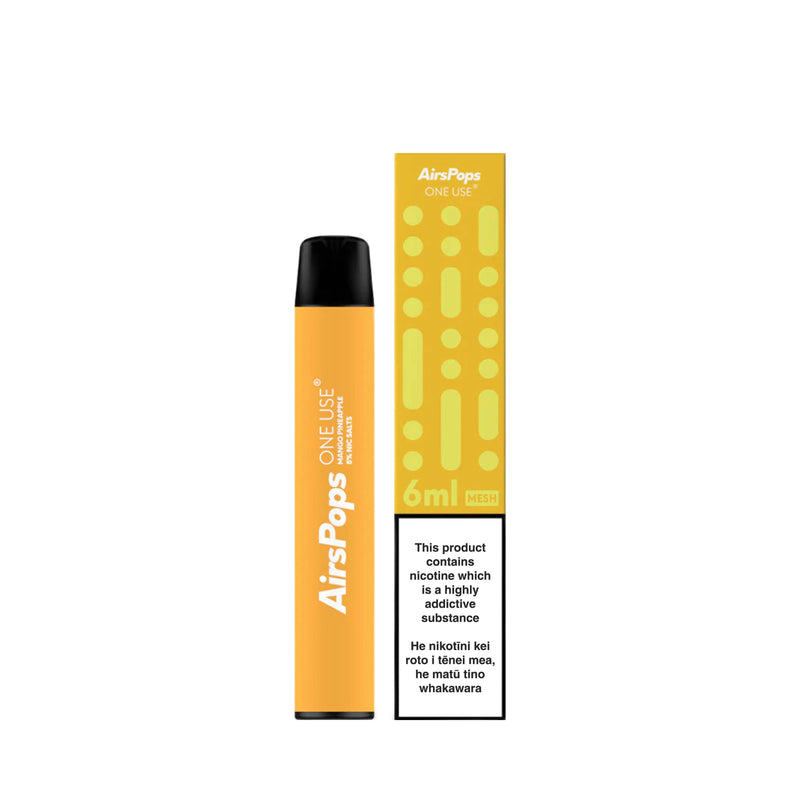 Mango Pineapple -- AIRSCREAM AirsPops ONE USE (Disposable) 6ml Mesh