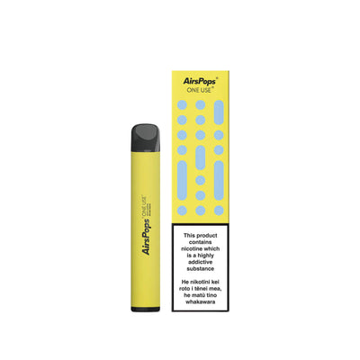 Zesty Lemon -- AIRSCREAM AirsPops One-Use (Disposable) 3ml - AIRSCREAM NZ
