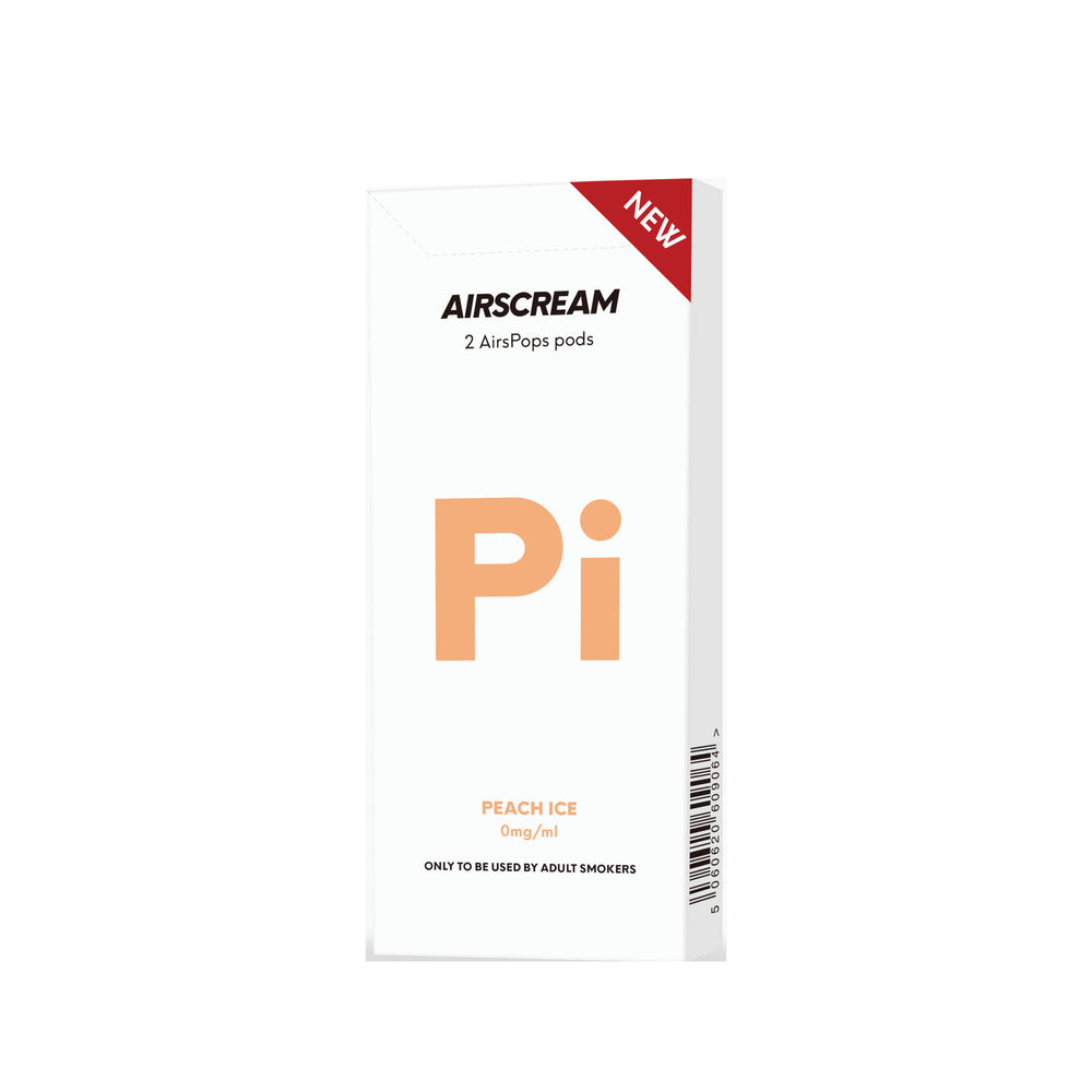 Peach Ice -- AIRSCREAM AirsPops 1.6ML Pods